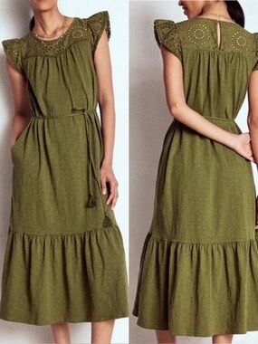 Boden Juliet Broderie Midi Dress